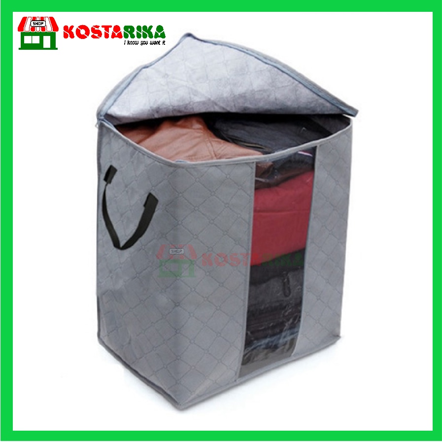 Storage Bag berdiri Box Tempat Penyimpanan Pakaian selimut bed cover Termurah