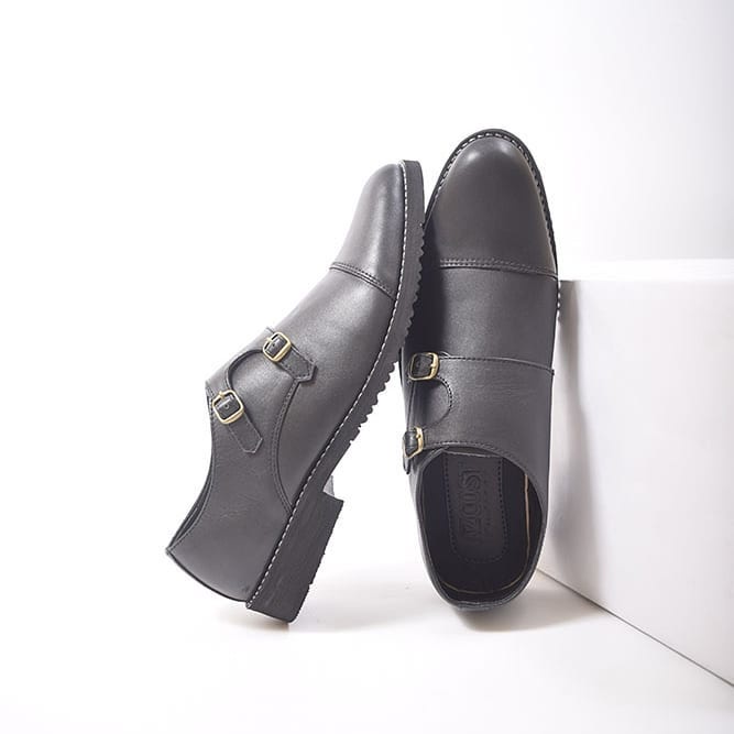 Azcost Monkstrap | Hitam