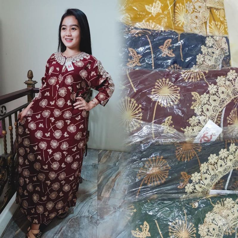 DASTER RENDA ARABIAN JUMBO LD 110 CM | DASTER JUMBO MOTIF KEMBANG API