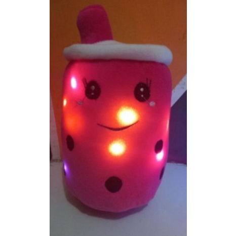 Boneka Boba Milk Led(Nyala)Kedip Uk30Cm Mainan Anak Viral Murah