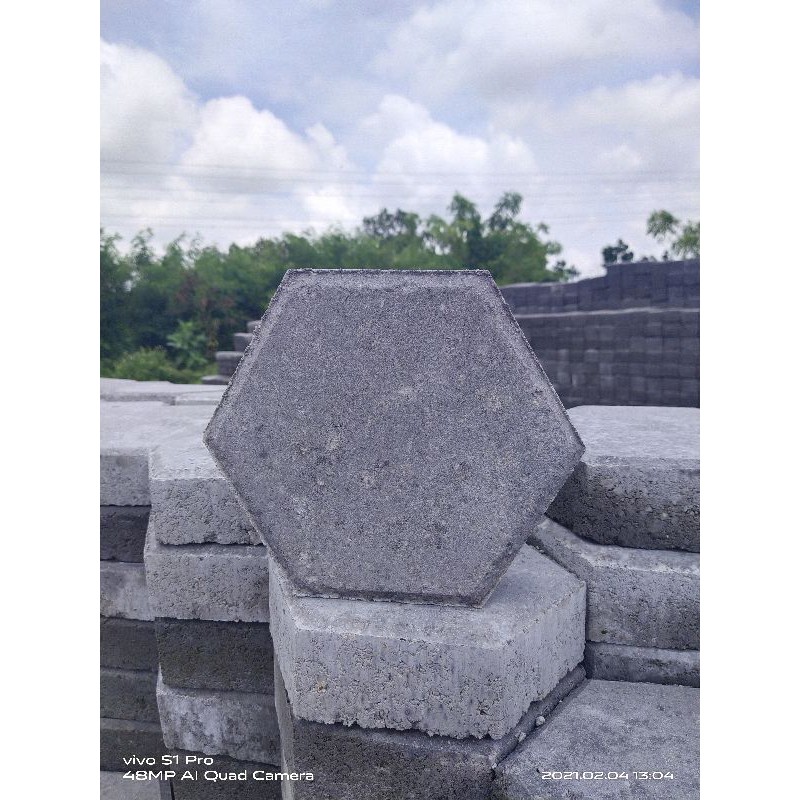 Paving Block model Hexagon
