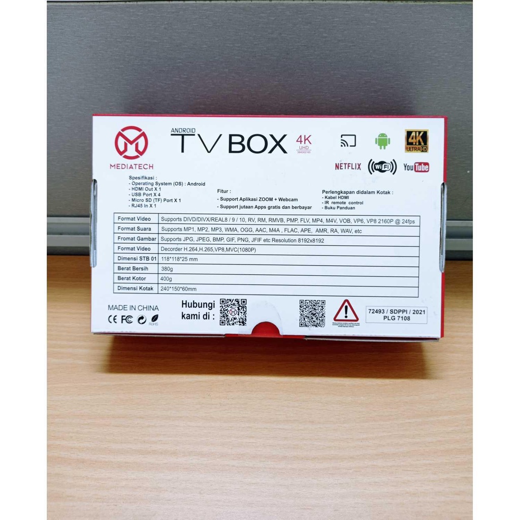 TV Box MXQ PRO 4K UHD Android 7.1.2 OS STB Kualitas Terbaik