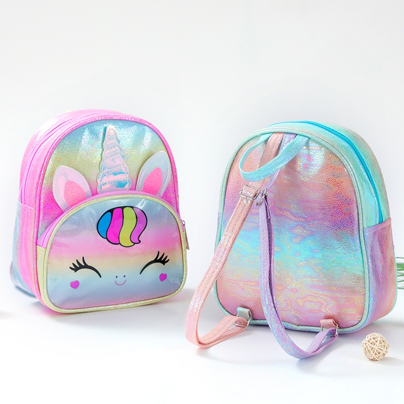 Tas Ransel Unicorn gradasi  shiny TU071 backpack anak perempuan sd paud tas punggung