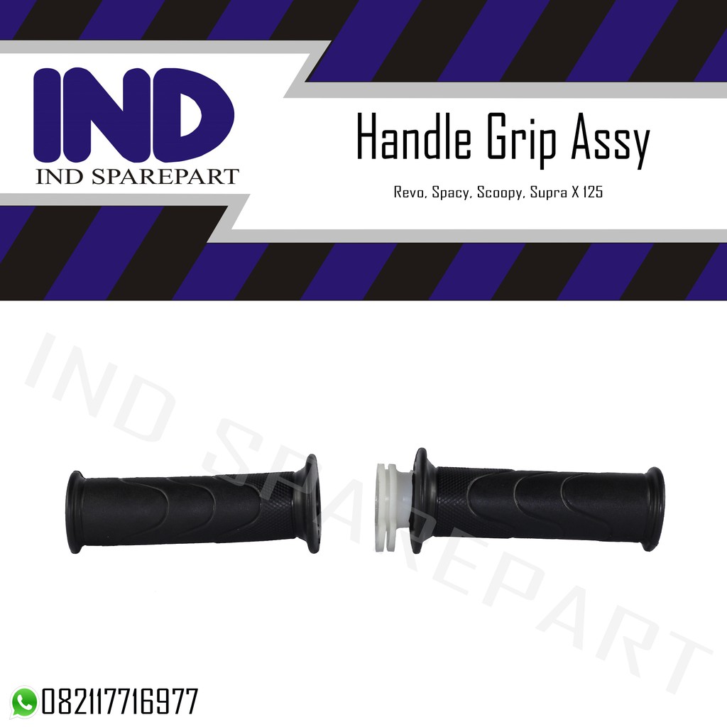 Handle-Hand Grip Fat Vat Pad Assy Handfat Handpad Handvat Handgrip Karet-Pipa-Slongsong Revo &amp; Supra X 125 Set