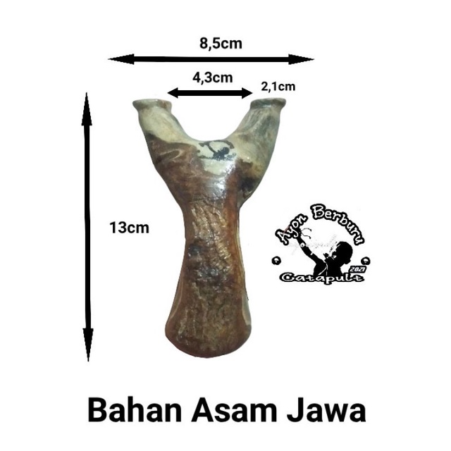 Ketapel dari kayu ASAM JAWA / Ayon catapult