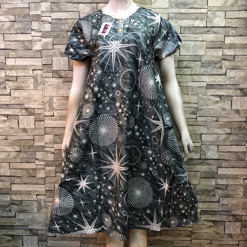 DASTER BALI MURAH MOTIF KEMBANG | BATIK AQILAH-KC 2