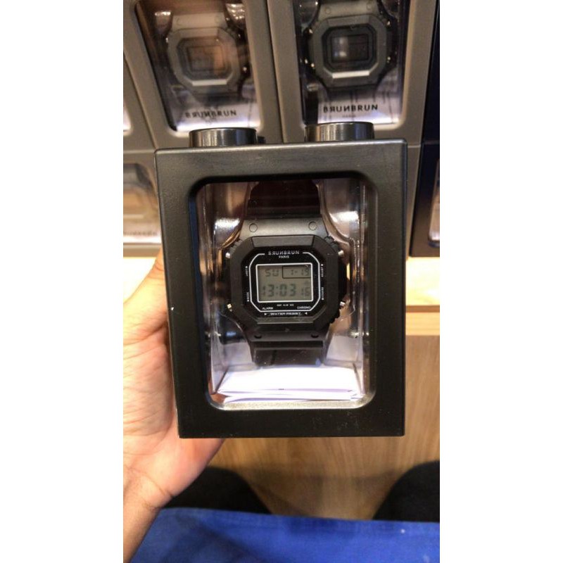 Jam Tangan Hitam BRUNBRUN PARIS ORIGINAL