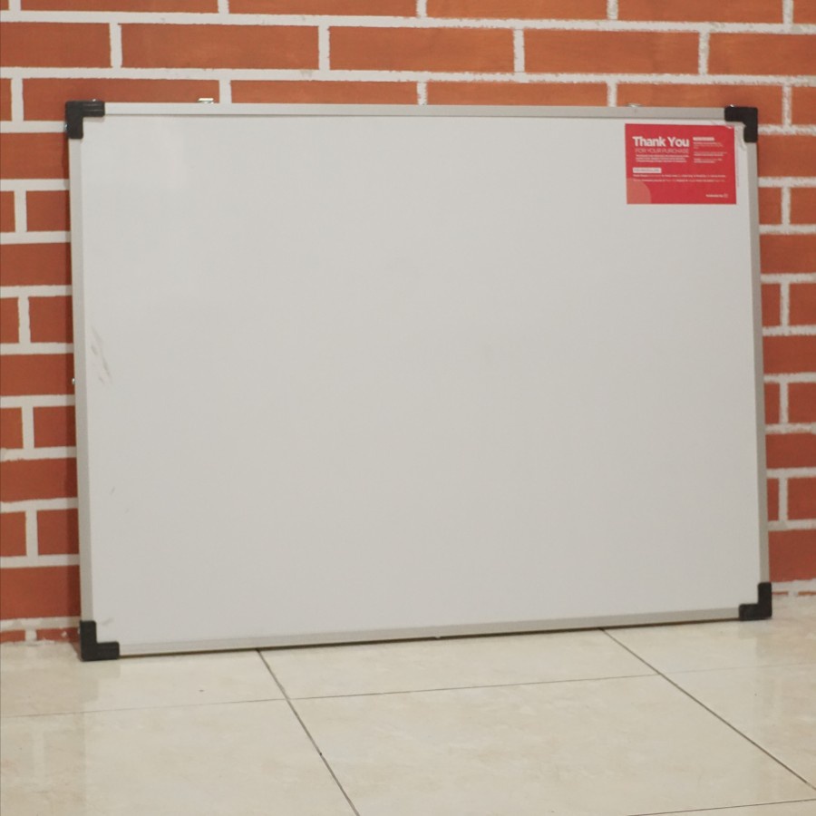 

Whiteboard MAGNETIC Alumunium [Size 60cmx80cm] Papan tulis