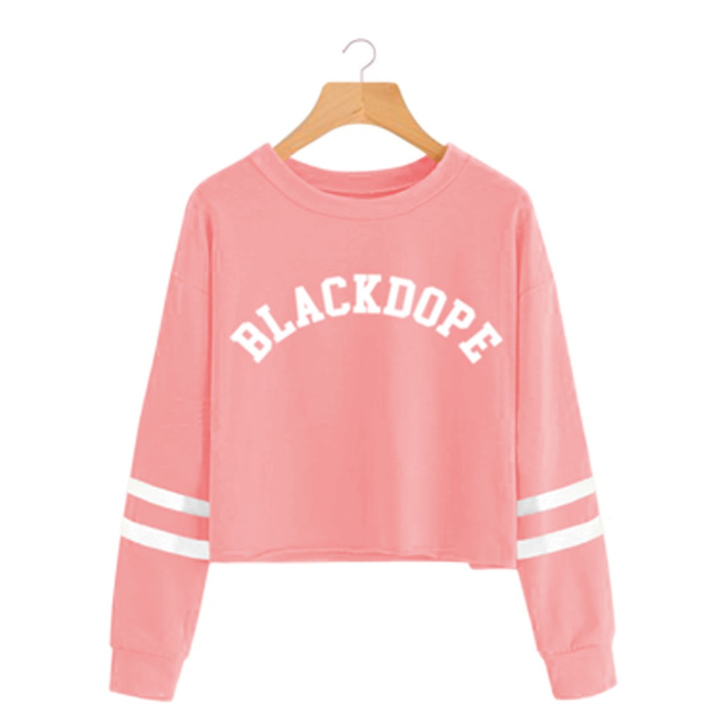 Bess - Sweater Crop Murah / Sweater Crop Wanita BLACKDOPE