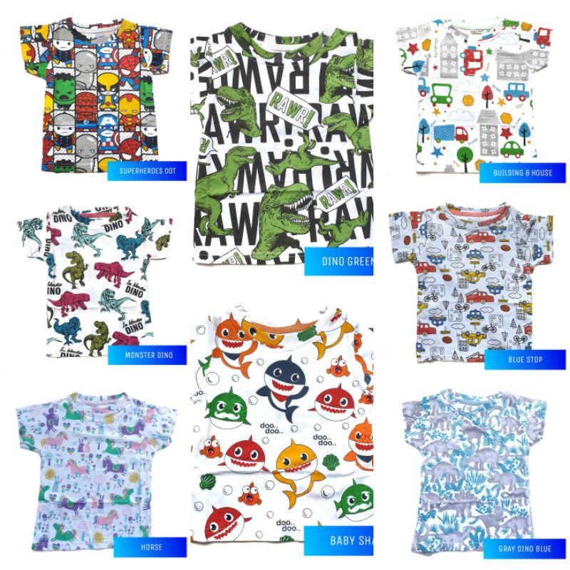 Kaos Anak Laki Print Tee LOOPIE KIDS