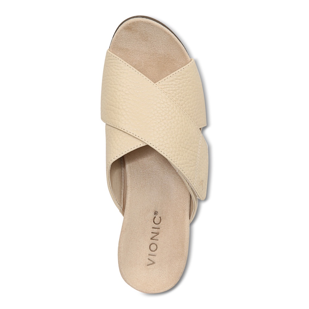 Vionic Leticia Semolina Wedges Wanita