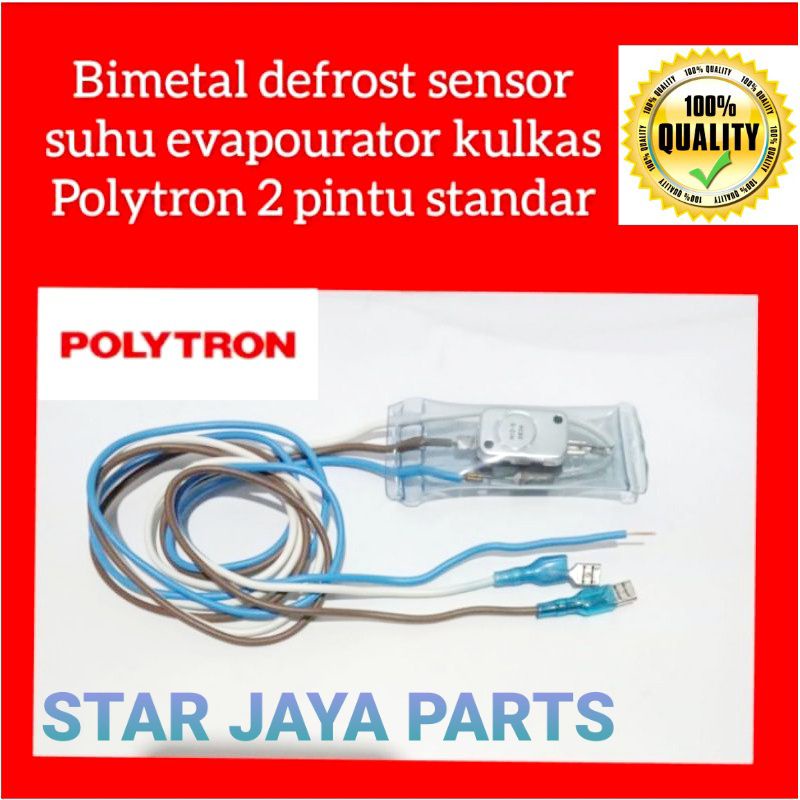 Bimetal Defrost sensor suhu evapourator kulkas Polytron 2 pintu