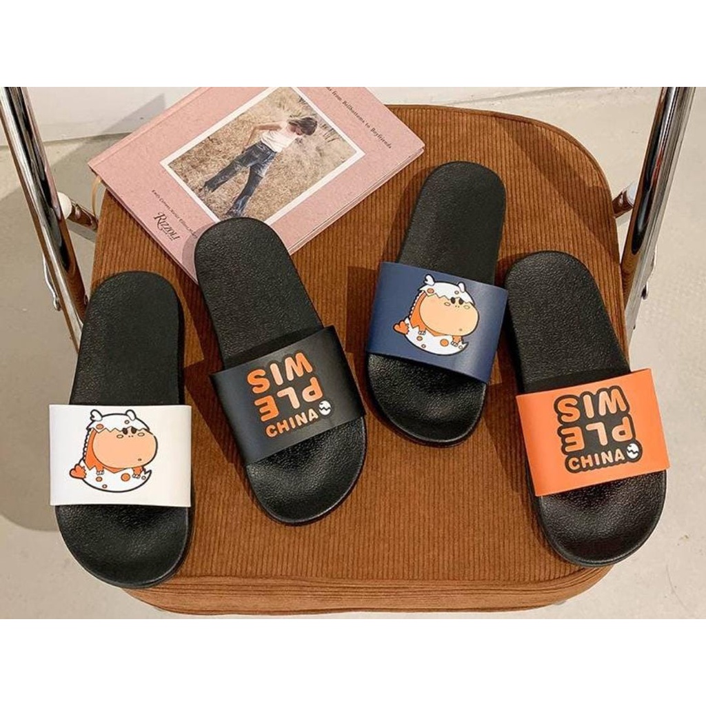 SANDAL SLIP WANITA CROCODILE PLEWIS