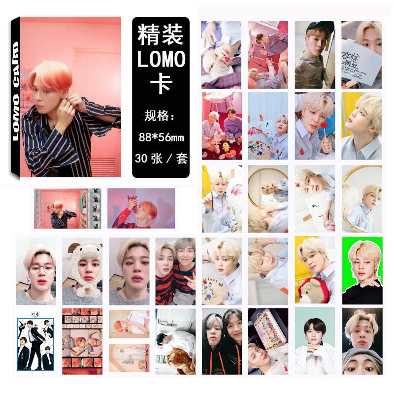 [BS] BISA COD KPOP BTS BT21 30pcs Lomo Card Photo Card Kartu Foto - KP215