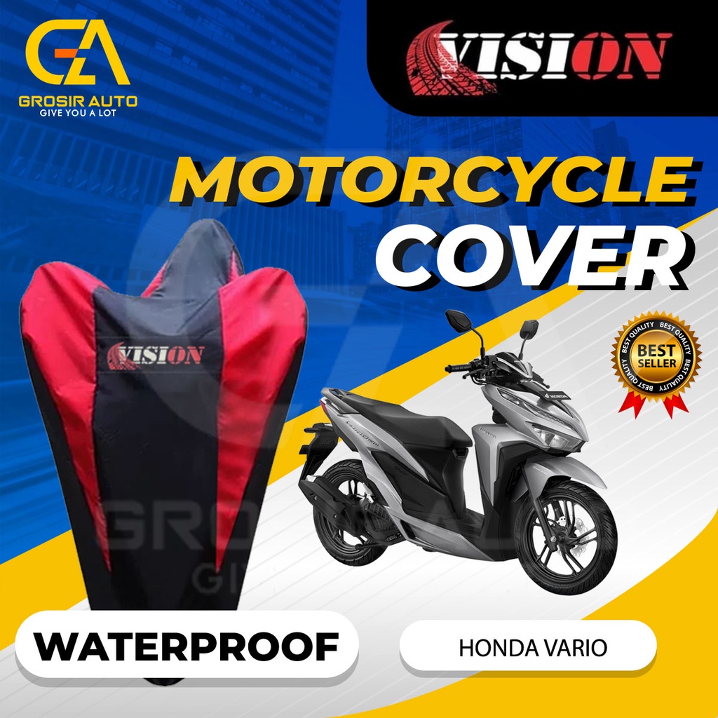 Sarung Motor VARIO Antiair Vision / Cover Selimut Penutup Sarung Mantel Motor Vision