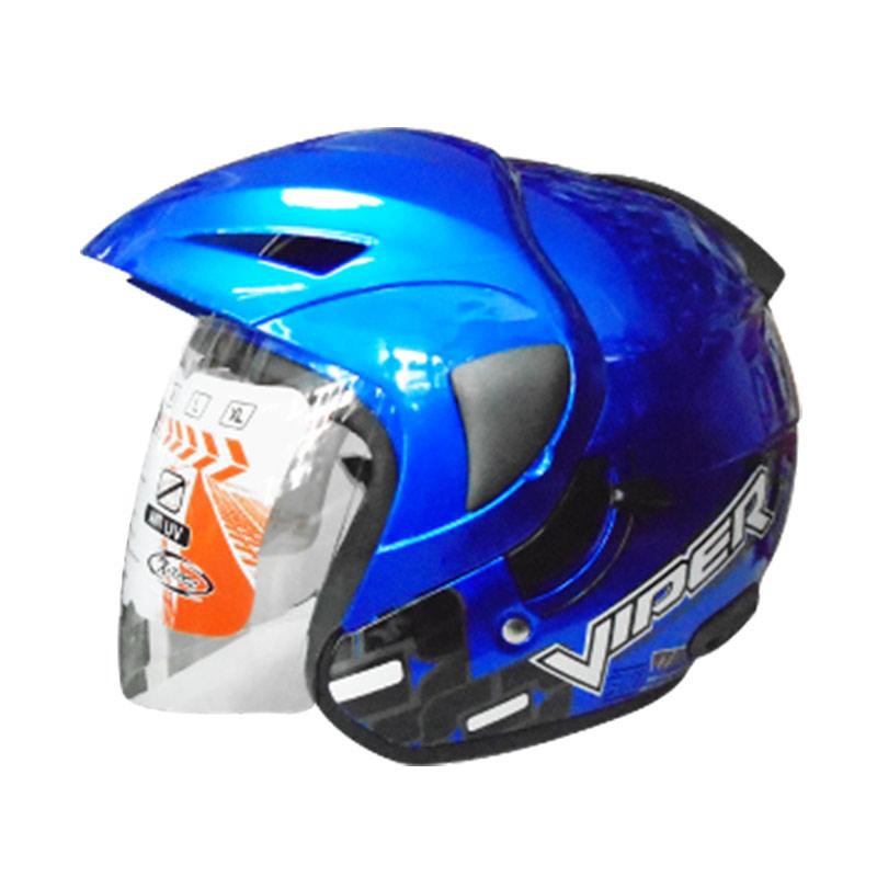 Helm Half Face Oxy Viper blue