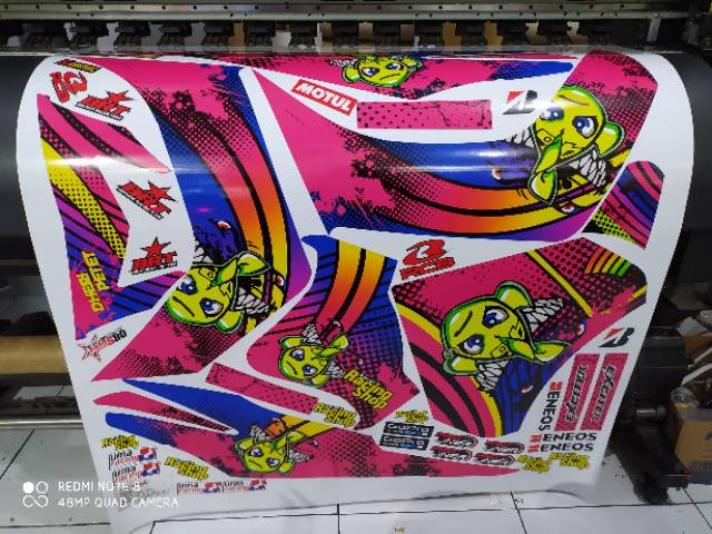 STIKER DECAL MX OLD PREMIUM QUALITY ONEAL DORAEMON ZOMBIE ANIMAL COBRA JOKER