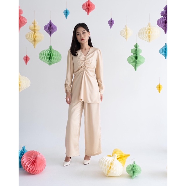 IWEARGRACIE - Raya Collection - Noah Set / Setelan Muslim Wanita / Setelan Celana Panjang / Baju Lebaran 2025