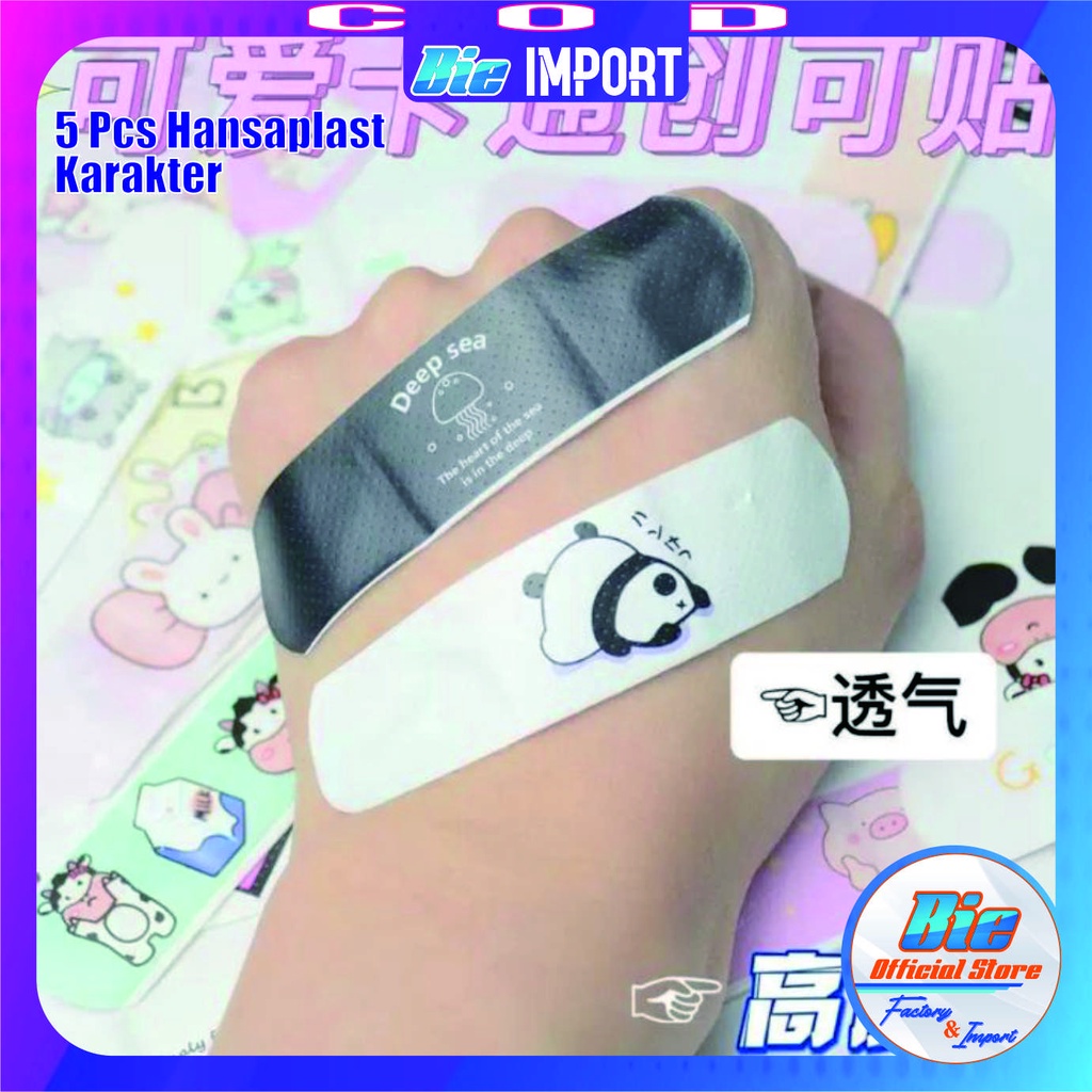 Handsaplast Karakter Korean Style Impor Best Seller / Plaster Luka Karakter Lucu