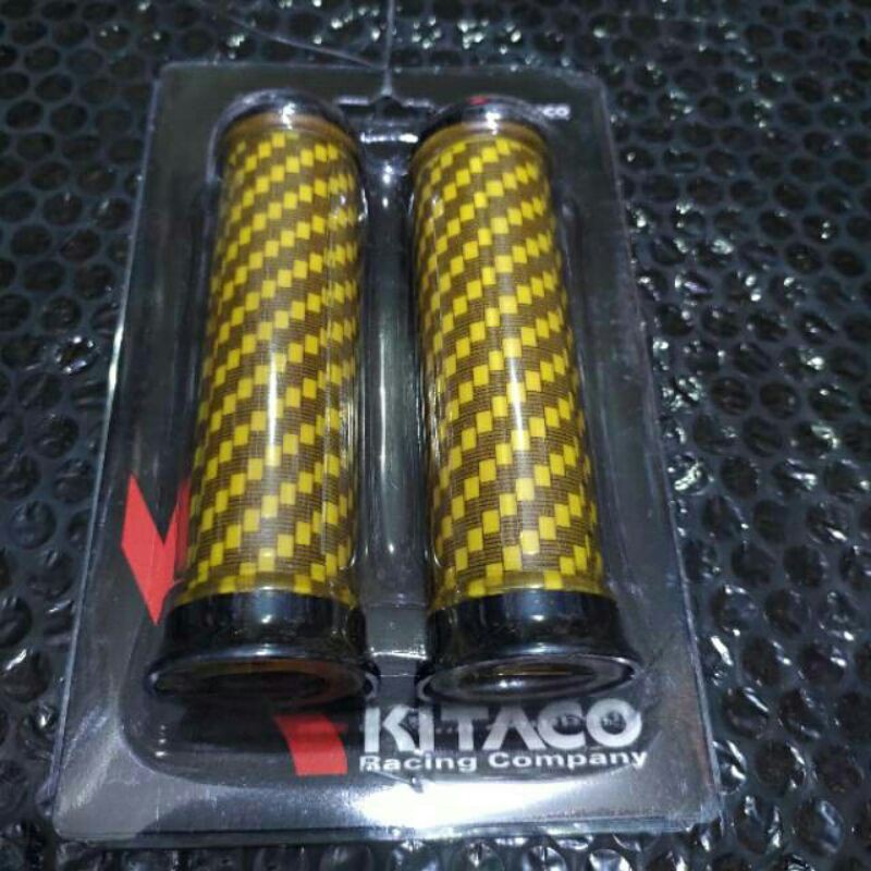 HANDGRIP KITACO KARBON JALU HITAM