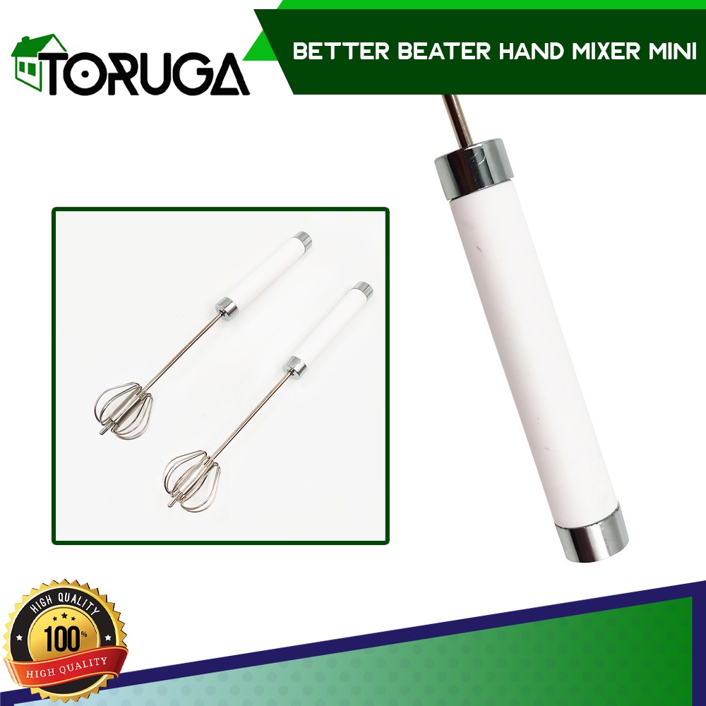 BETTER BEATER HAND MIXER MINI PENGOCOK TELUR ADONAN OTOMATIS TANPA LISTRIK SATUAN