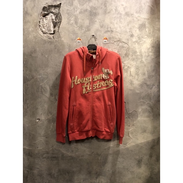 jaket hoodie Serpa zipper MLB Houston Astros Original Second bekas