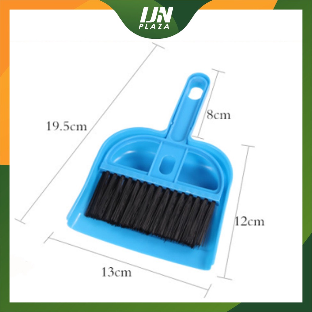 ❤ IJN ❤ Sapu Pengki Set / Sapu dan Pengki Mini Set / Mini Dustpan Set Serbaguna Membersihkan Mobil Keyboard Laptop