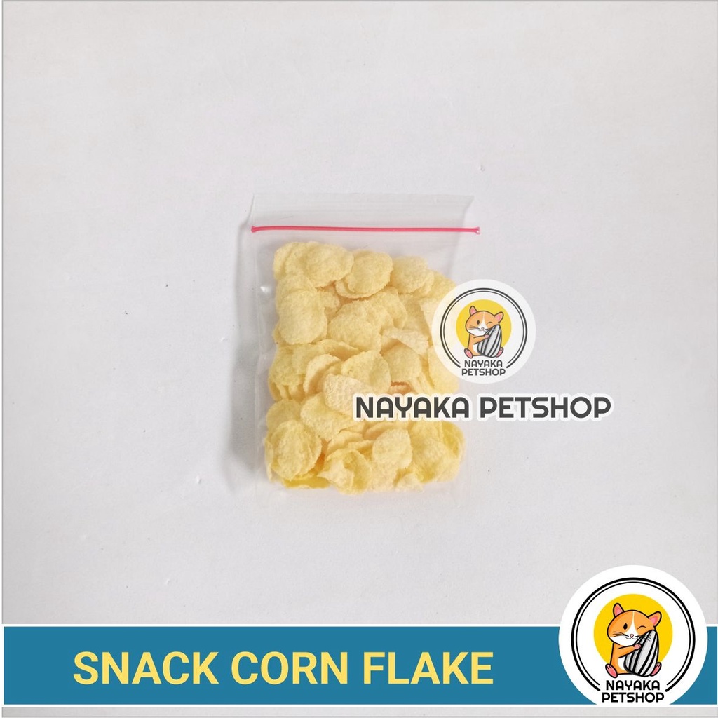 Snack Hamster Corn Flake Cemilan Jagung Ekstra Food Camilan Hewan