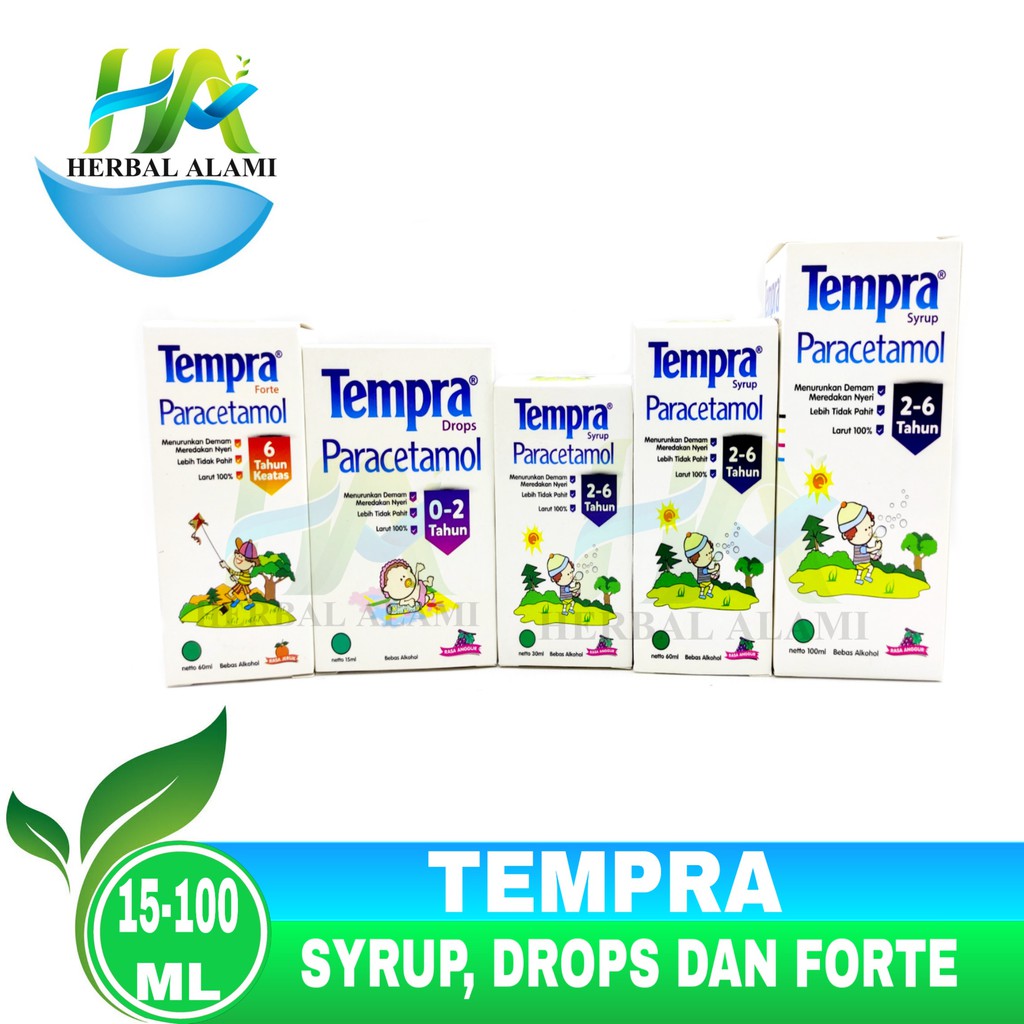 Tempra Pacaracetamol Syrup-Forte-Drops / Obat Penurun Demam