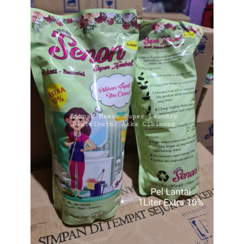 Pel Lantai Senon Super Karbol Lemon Grass Mawar Super Laundry
