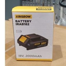 Krisbow baterry Bor Listrik Cordless 18V / baterai cadangan bor cas