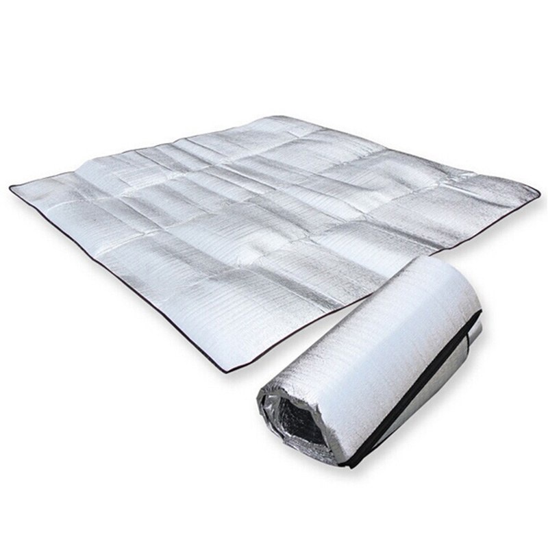 Matras Aluminium Foil Hangat Matras Camping Outdoor Size 180 x 100 Cm - Inlcude Kantong Matras