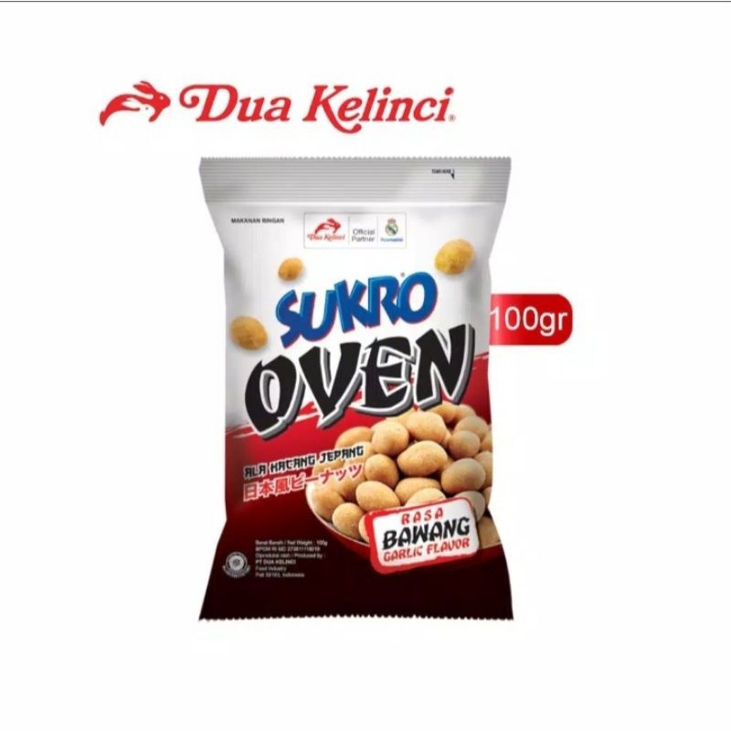 

Kacang Sukro Oven Dua Kelinci Rasa Bawang 100gr