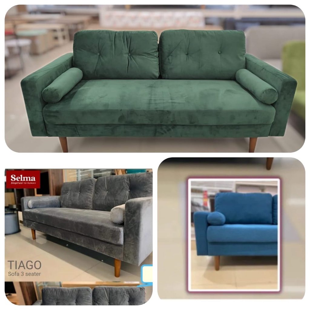 TIAGO SOFA 3 SEATER SELMA