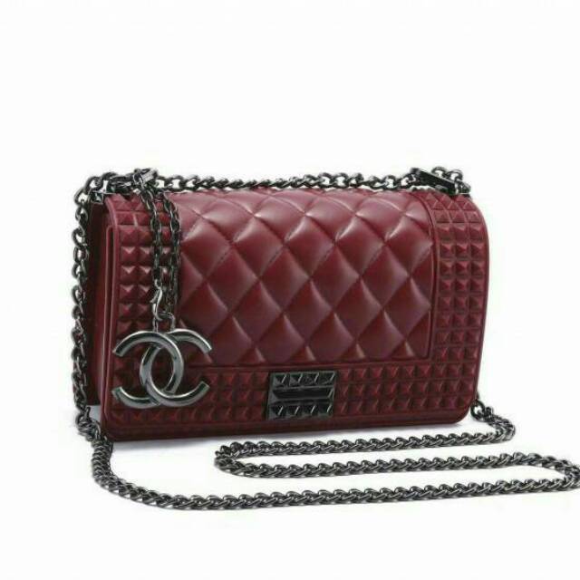 #021chanel sling bag jelly (2668)