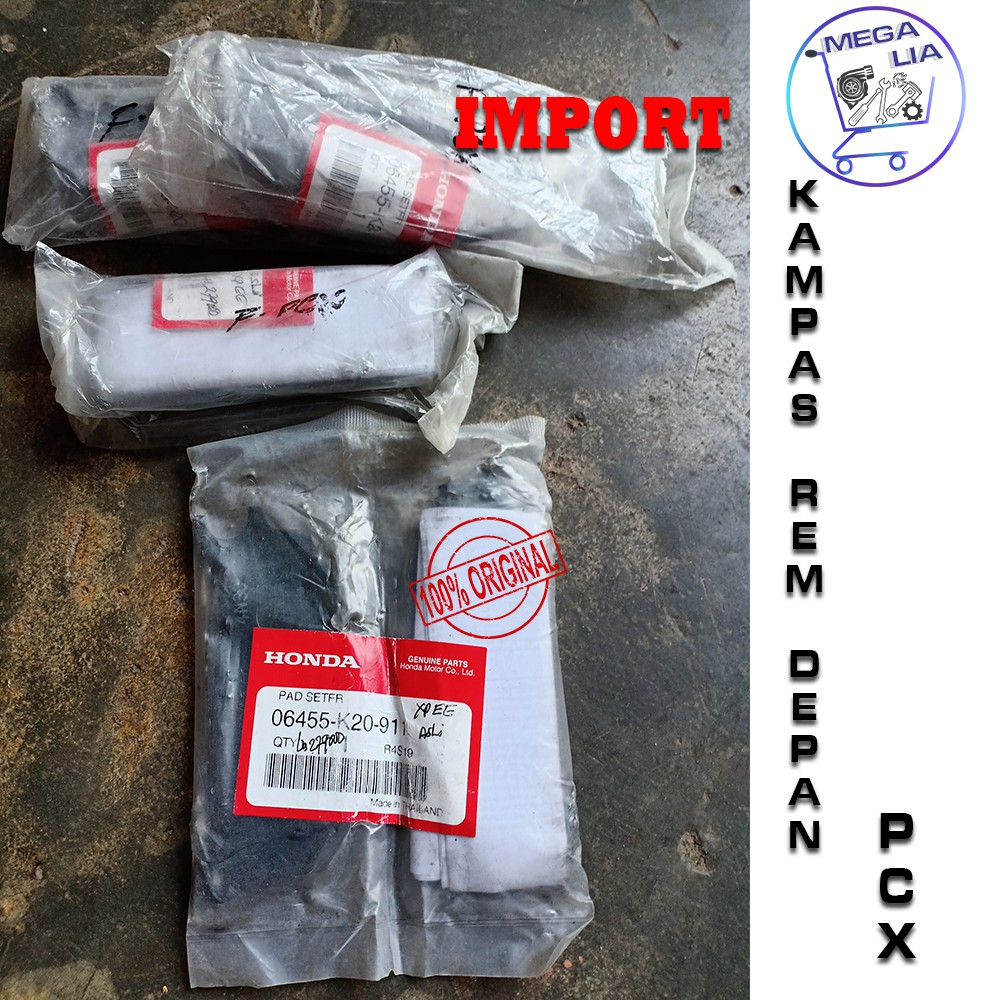 Kampas Rem Depan PCX 150-160 ABS - ADV 150 ABS - CRF 150 / Disped / Pak rem depan ORI HONDA IMPORT