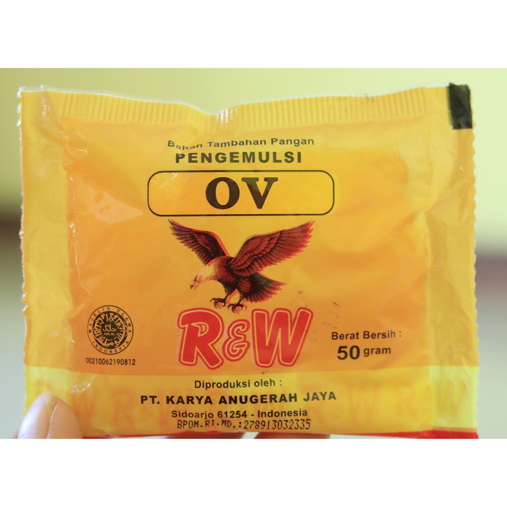 

OVALET MERK RAJAWALI 50gr PENGEMULSI KUE