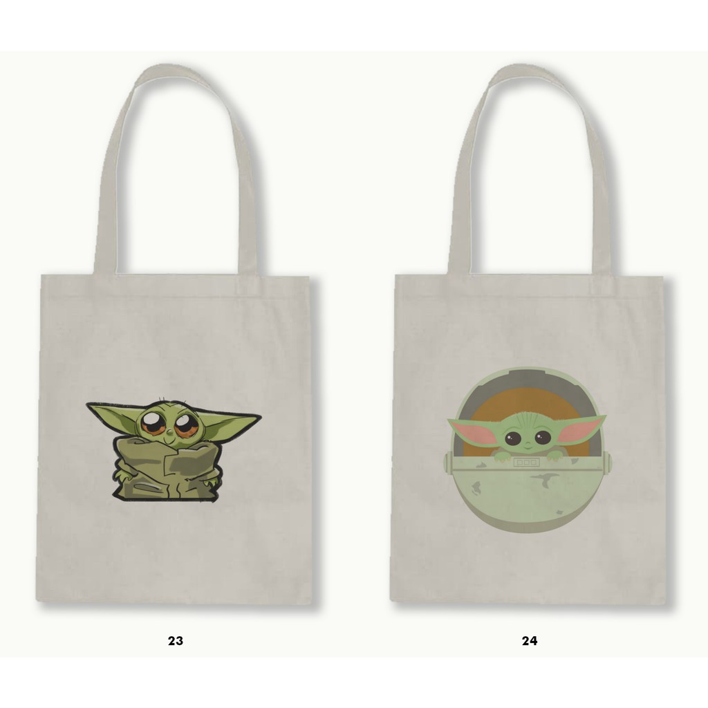 TOTE BAG BLACU 30X40 - THE MANDALORIAN .01