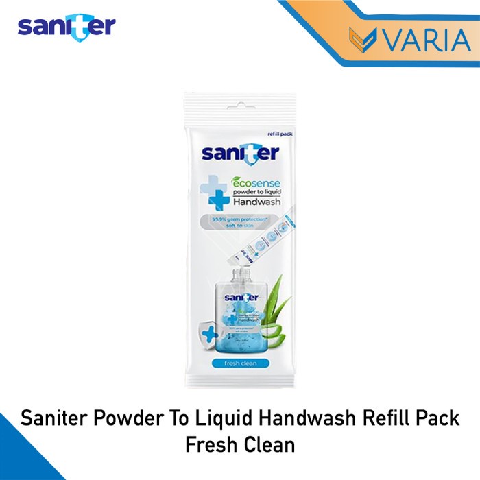 [REFILL HANDWASH BUBUK 9GR CAMPUR 200ML AIR] Saniter Ecosense Powder To Liquid Handwash Refill | Sabun Cuci Tangan_Cerianti