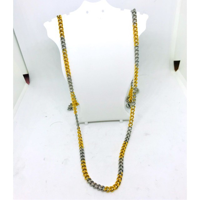 Hot Sale! Kalung titanium rante panjang 75cm titanium kalung perhiasan fasion