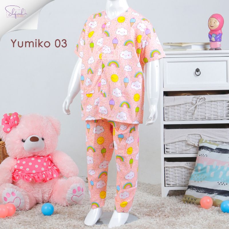 Piyama Yumiko by Shofwah Baju Tidur Anak Katun Adem Berkualitas
