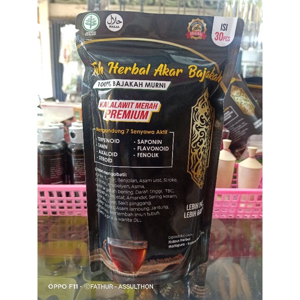 

teh herbal bajakah/100% bajakah murni-kelalawit merah premium original Ramuan Dayak Kalimantan