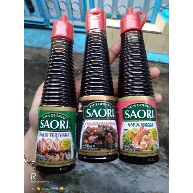 

Saori Saus Tiram, Lada Hitam, Teriyaki 133ml