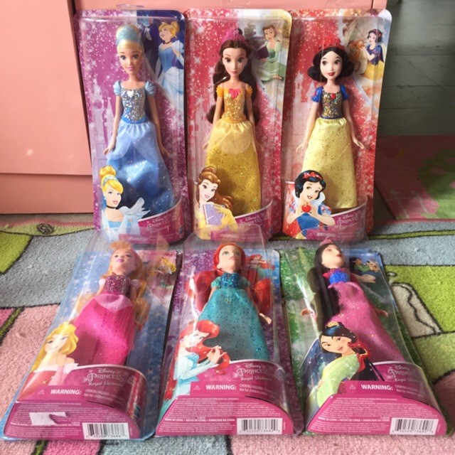 disney princess fashion doll set