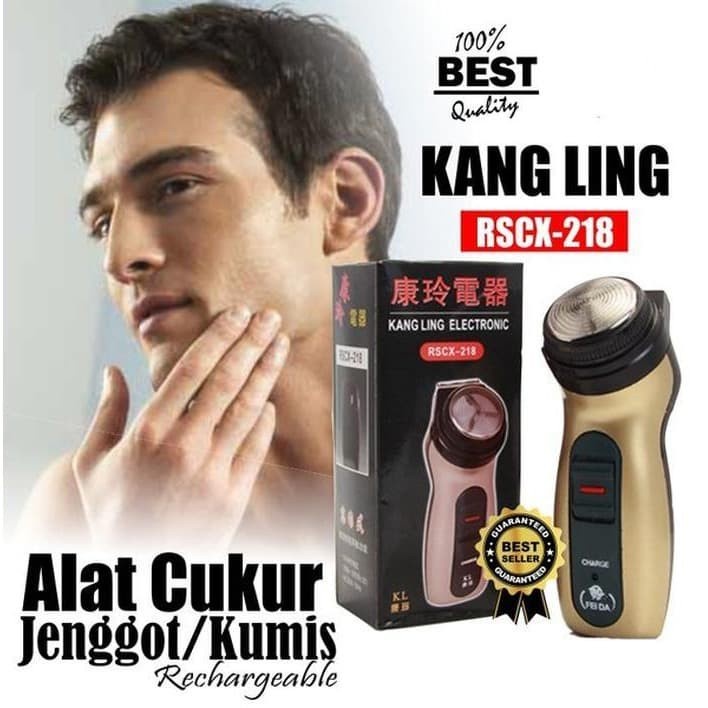 Alat Cukur Rechargeable Jenggot Kumis Kang Ling Elektronic