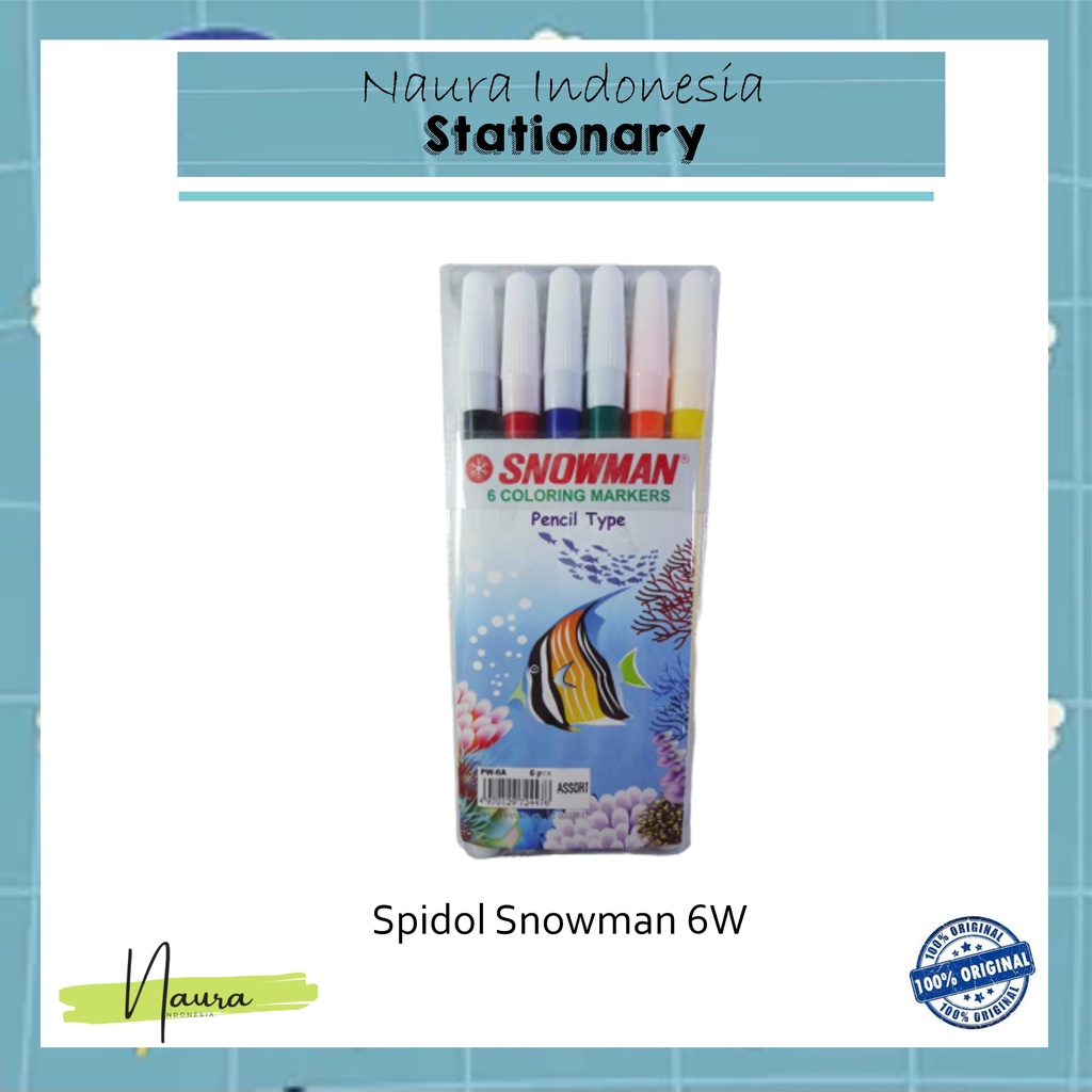 

SPIDOL SNOWMAN 6W/MARKER KECIL 6W | PW-6A