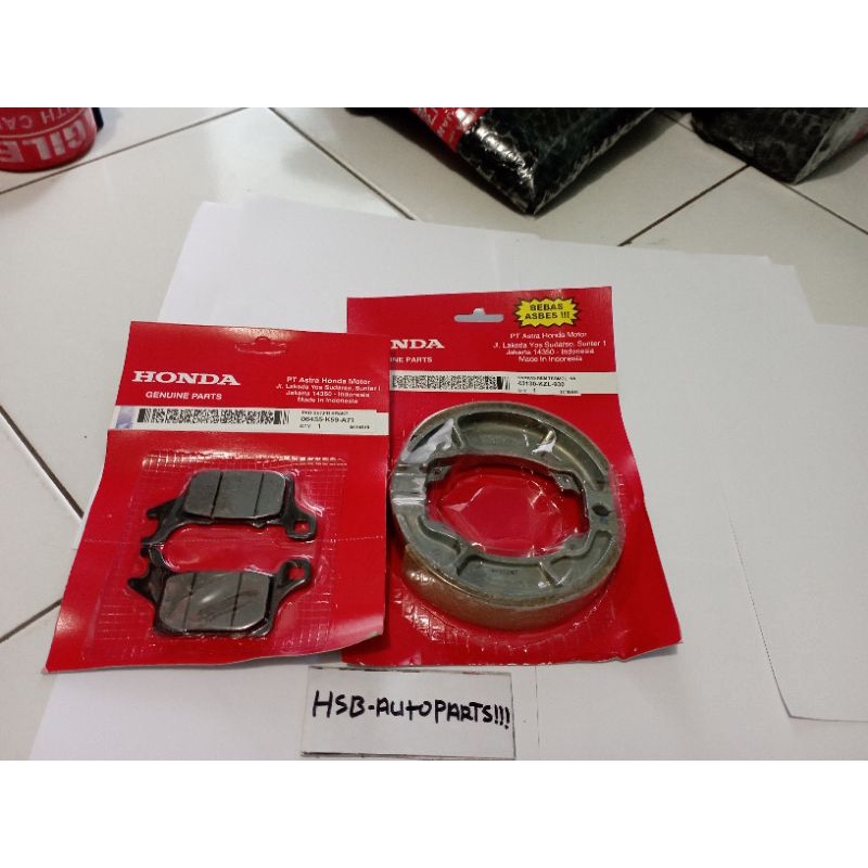 KAMPAS REM DEPAN BELAKANG HONDA VARIO 150 ORI