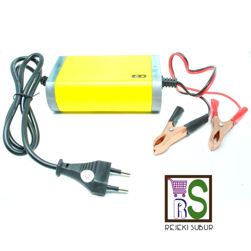 Charger Aki Cas Ces Accu Baterai Battery 12V 2A Mobil