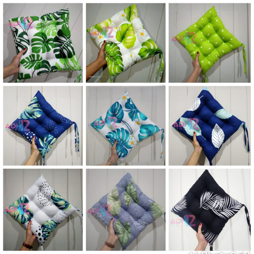 Bantal Alas Kursi HANDMADE / Bantal Kursi Duduk Sofa Jok Mobil Industrial Empuk Senderan Kursi Cafe