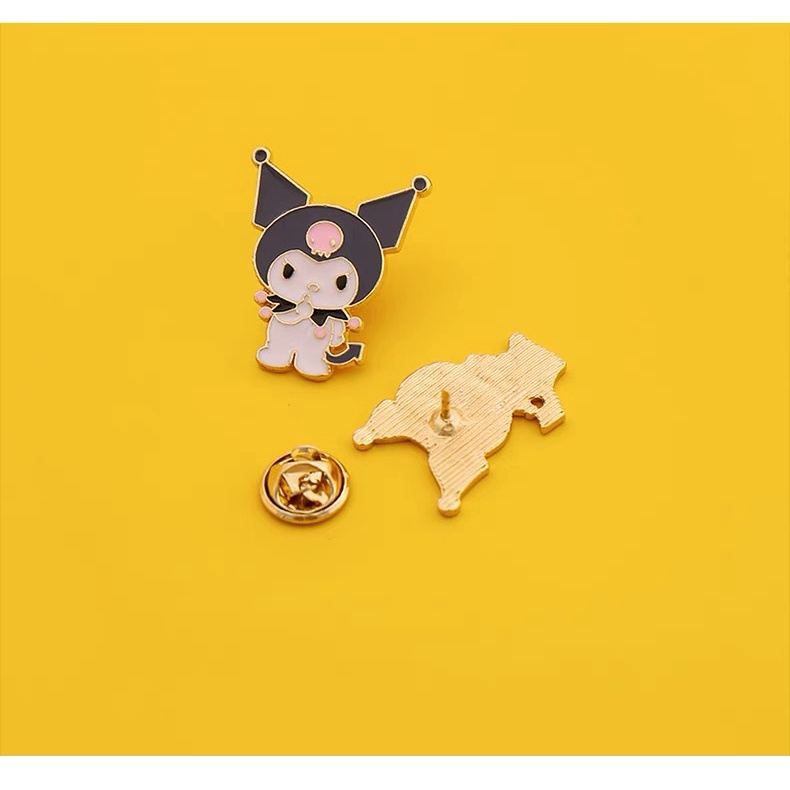 Kartun anime Clow m pom Purin melodi bros lucu alloy drop minyak lencana siswa beberapa aksesoris